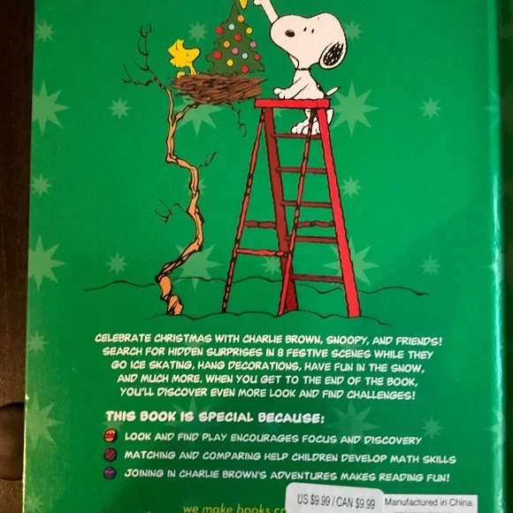 Book - Look and Find Peanuts by Charles Schultz.  K106 - Picture 2 of 4